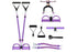 1 Set 4-in-1 Resistance Band Pedal Puller for Sit-Up Home Gym Yoga Pilates - 2 Tubes