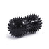 Spiky Peanut Massage Ball Deep Tissue Muscle Roller PVC Foot Massage Ball for Myofascial Release Trigger Point Therapy Yoga Fitness - Black