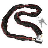 Bicycles Lock Heavy Duty Cycling Locks for Cycle, Motorcycle, Bicycles Locks High Security Bike Chain Lock with 2 Key Multicolor - 125cm