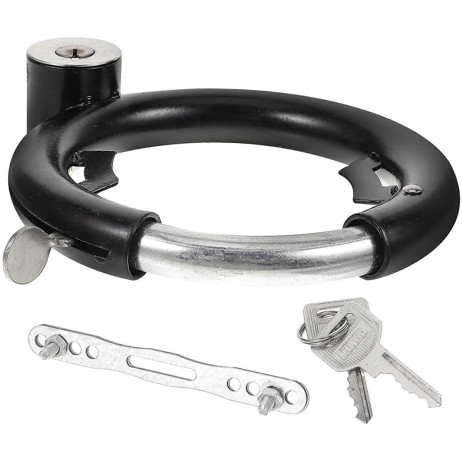 Durable Round Lock 2Set Multi-Function Bicycle Lock For Electric Bicycle Safety Anti-Theft Use