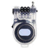 Combination Helmet Cable Lock, Portable Security Cable Lock for Motorcycle Helmet, Bicycle Helmet, Backpack and Luggage - Light Grey