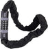 Bike Chain Lock, 5 Digit Combination High Security Bicycle Lock Resettable Heavy Duty Cycling Chain Locks for Bicycle - 0.9m