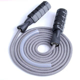 Jump Rope, Professional Weighted Cotton Jump Rope Workout, Adjustable Tangle-free With Ball Bearings Exerciser Jump Rope