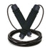Adjustable Speed Jump Rope with Soft Memory Foam Handles, Tangle-Free Skipping Rope for Fitness, Cardio Workout & Exercise - Black