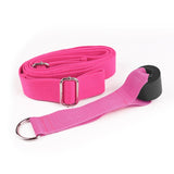 Stretching Strap Sports Leg Stretching Strap for Women Men Gymnastics Ballet Rose Red