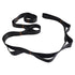 Yoga Stretch Strap with Handles for Stretching, Non-Elastic Exercise Strap for Physical Therapy, Pilates, Yoga & Flexibility Training - Black
