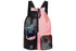 Mesh Beach Backpack with Wet Pocket Drawstring Waterproof Swimming Gym Bag for Men Women - Pink