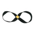 Infinity Yoga Stretch Strap, Double Loop Stretching Strap for Yoga, Pilates, Physical Therapy & Flexibility Training - Black