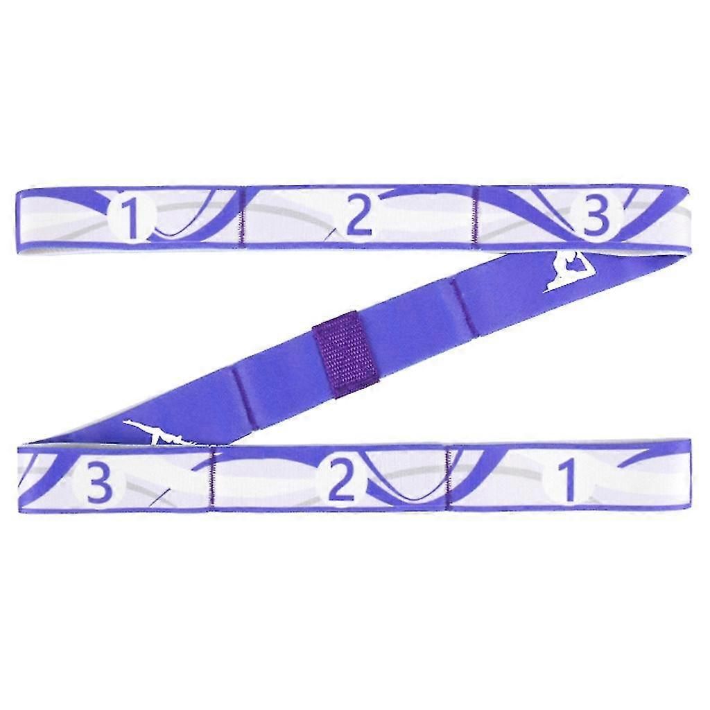 Yoga Pull Strap Belt Multifunctional Yoga Stretching Strap Or Women Men Adults - Blue