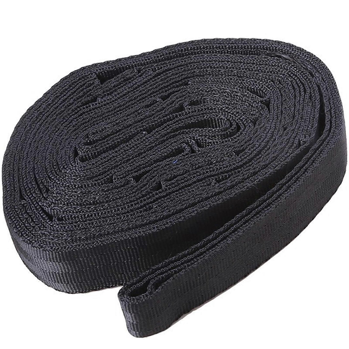 2pcs Hammock Tree Straps Set Effortless Operation Lightweight Stretching Straps Suitable for Hiking Camping - Black