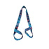 2-in-1 Yoga Mat Carry Strap & Stretch Strap with Adjustable Buckles for Yoga, Pilates & Fitness - Mixed color