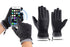Winter Water Repellent Ski Snow Warm Gloves with Touchscreen Fingers - Black