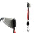 Golf Club Cleaning Brush Reel Groove Cleaner Tool -Red