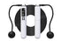 Smart Digital Jump Rope for Accurately Counts Jumps Sets Goals and Monitors Progress -White