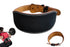 PU Leather Gym Waist Support Belt for Fitness Training and Back Support - S