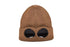 Winter Ski Hat with Goggles - Thermal Knit Beanie for Men & Women - Khaki