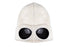Winter Ski Hat with Goggles - Thermal Knit Beanie for Men & Women - White