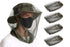 5Pcs Mosquito Head Net Bug Net Hat for Camping Hiking Fishing Gardening - Army Green