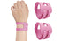 2PCS Ulnar Wrist Support Brace Adjustable for Sports Yoga Fitness - Pink