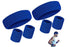 2 Pack Sweatbands Sports Headband for Tennis Badminton Yoga - Dark Blue