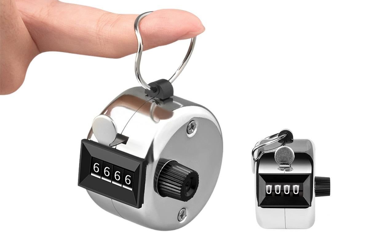 4 Digit Number Clicker Golf Hand Tally Counter