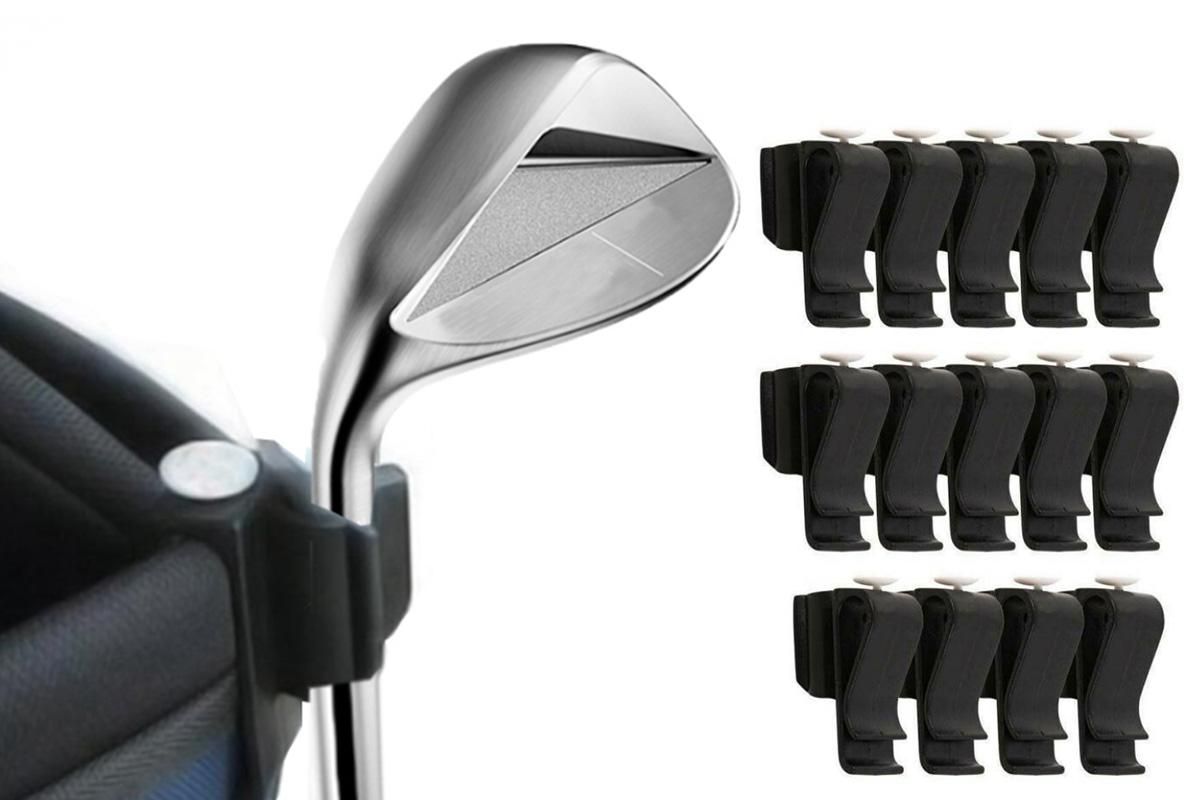 14Pcs Golf Putter Holders Golf Bag Clip On Putting Organizer Golf Equipment