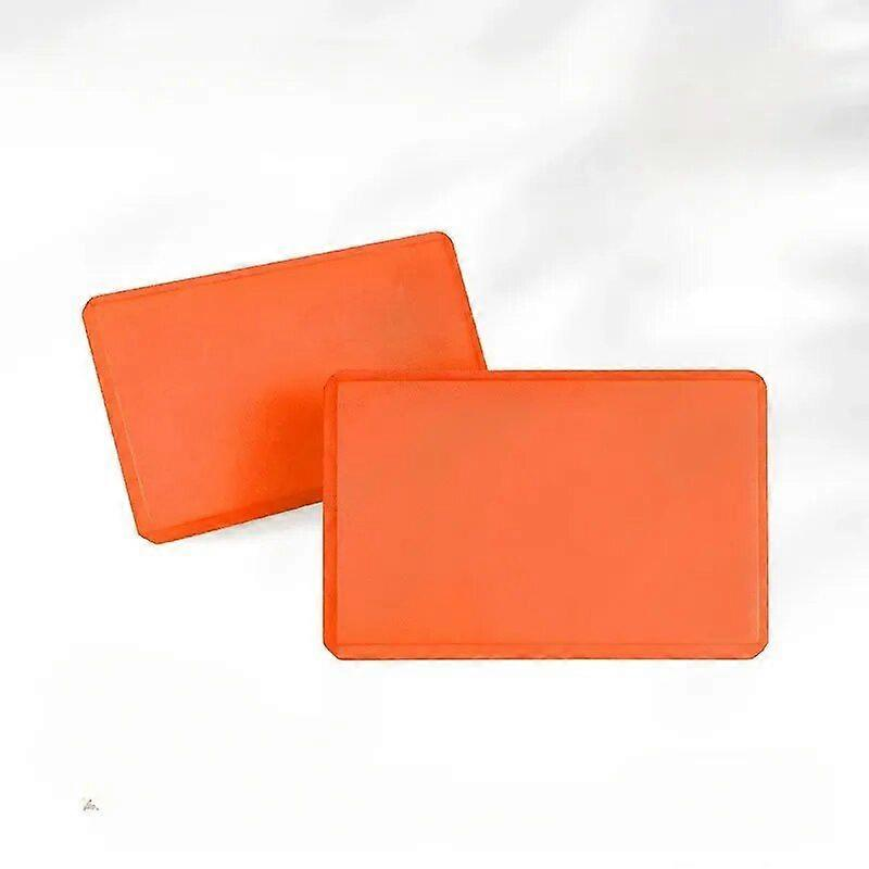 EVA Yoga Block Foam Brick for Yoga Pilates Stretching Dance Fitness Training - Orange