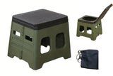 Portable Folding Toilet for Camping & Travel - Green