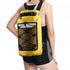 Roll-Top Backpack Dry Bag with Handle for Fishing Boating and Camping Yellow - L