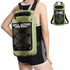 Roll-Top Backpack Dry Bag with Handle for Fishing Boating and Camping Green - S