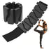 Weighted Silicone Wrist Bands Adjustable for Exercise Fitness & Strength Black