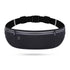 Running Belt Ultra Light Bounce Free Waist Pouch Bag Fitness Workout Belt Sport Waist Pack Exercise Waist Bag - Black