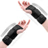 1Pair Carpal Tunnel Wrist Brace Carpal Tunnel Splint Arthritis Pain and Support For Sprained Relief Night Work - Black & M