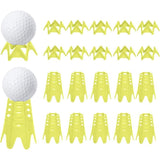Plastic Golf Tees Golf Simulator Tees for Home Outdoor Indoor Golf Tees Simulator Practice Training - Yellow