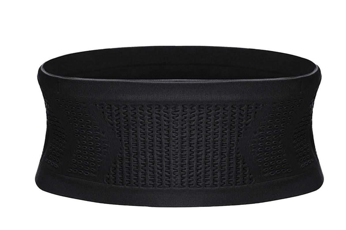 Invisible Running Waist Bag Belt Slim Running Belt Exercise Waist Belt Runner Belt for Running Walking Cycling Camping Gym -Black / S