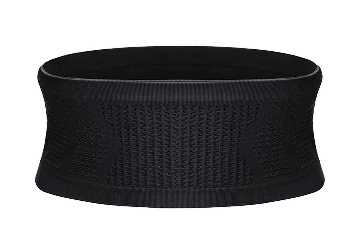 Invisible Running Waist Bag Belt Slim Running Belt Exercise Waist Belt Runner Belt for Running Walking Cycling Camping Gym -Black / S