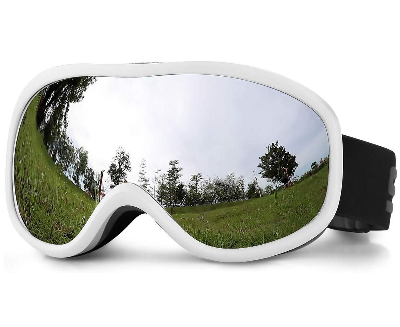 Ski Goggles Over Glasses with Dual lens, Anti-fog Anti-UV Snow Goggle for Men Women Youth Skiing Snowmobile-Style B
