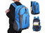 Water-resistant Hiking Backpack Travel Camping Nylon Outdoor Bag for Men and Women -Blue