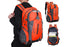Water-resistant Hiking Backpack Travel Camping Nylon Outdoor Bag for Men and Women -Orange