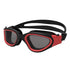 Adult Swimming Goggles Large Frame Anti-Fog UV Protection Silicone Waterproof Swim Glasses Mirrored Lens for Men and Women-Red