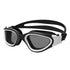 Adult Swimming Goggles Large Frame Anti-Fog UV Protection Silicone Waterproof Swim Glasses Mirrored Lens for Men and Women-White