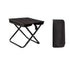 Portable Folding Outdoor Chair Lightweight Compact Stool for Fishing Camping Picnic and Travel Handy Seat for Outdoor Activities-Black
