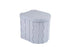 Portable Camping Toilet Folding Toilet for Adults with Lid -Gray
