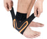 A Pair of Sports Ankle Sleeve Compression Anti-sprain Protection Socks Outdoor Sports Climbing Equipment-Orange XL