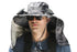 Outdoor Wide Brim Sun Hat With 2 Solar Fans Fishing And Beach Hat With Built In Fan -Patterned Grey