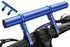 20cm Aluminum Alloy Bicycle Handlebar Extender Mount - Blue