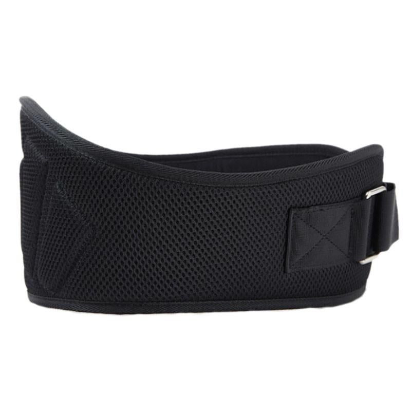 Weightlifting Belt for Men and Women Black Adjustable Gym Training Powerlifting Back Support Belt Black M
