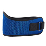 Weightlifting Belt for Men and Women Blue Adjustable Gym Training Powerlifting Back Support Belt Blue XL