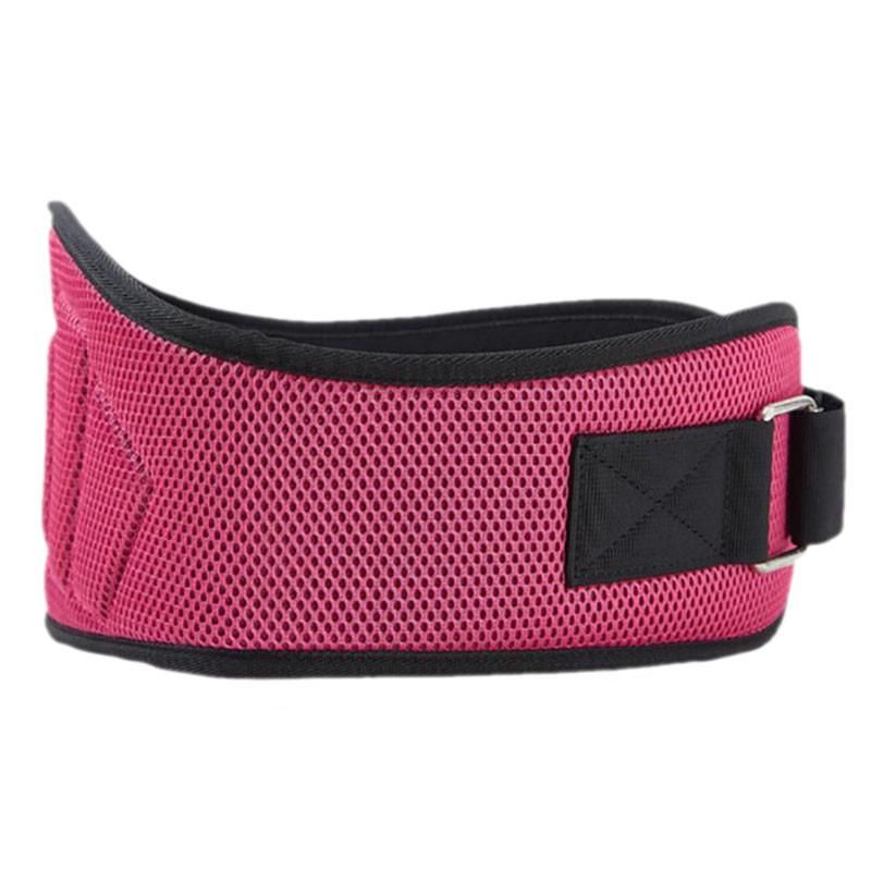 Weightlifting Belt for Men and Women Pink Adjustable Gym Training Powerlifting Back Support Belt Pink M
