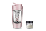 Electric Shaker Bottle Protein Shaker Bottle Protein Mixer for Perfect Creamy Shake Rechargeable Blender Bottle -Pink